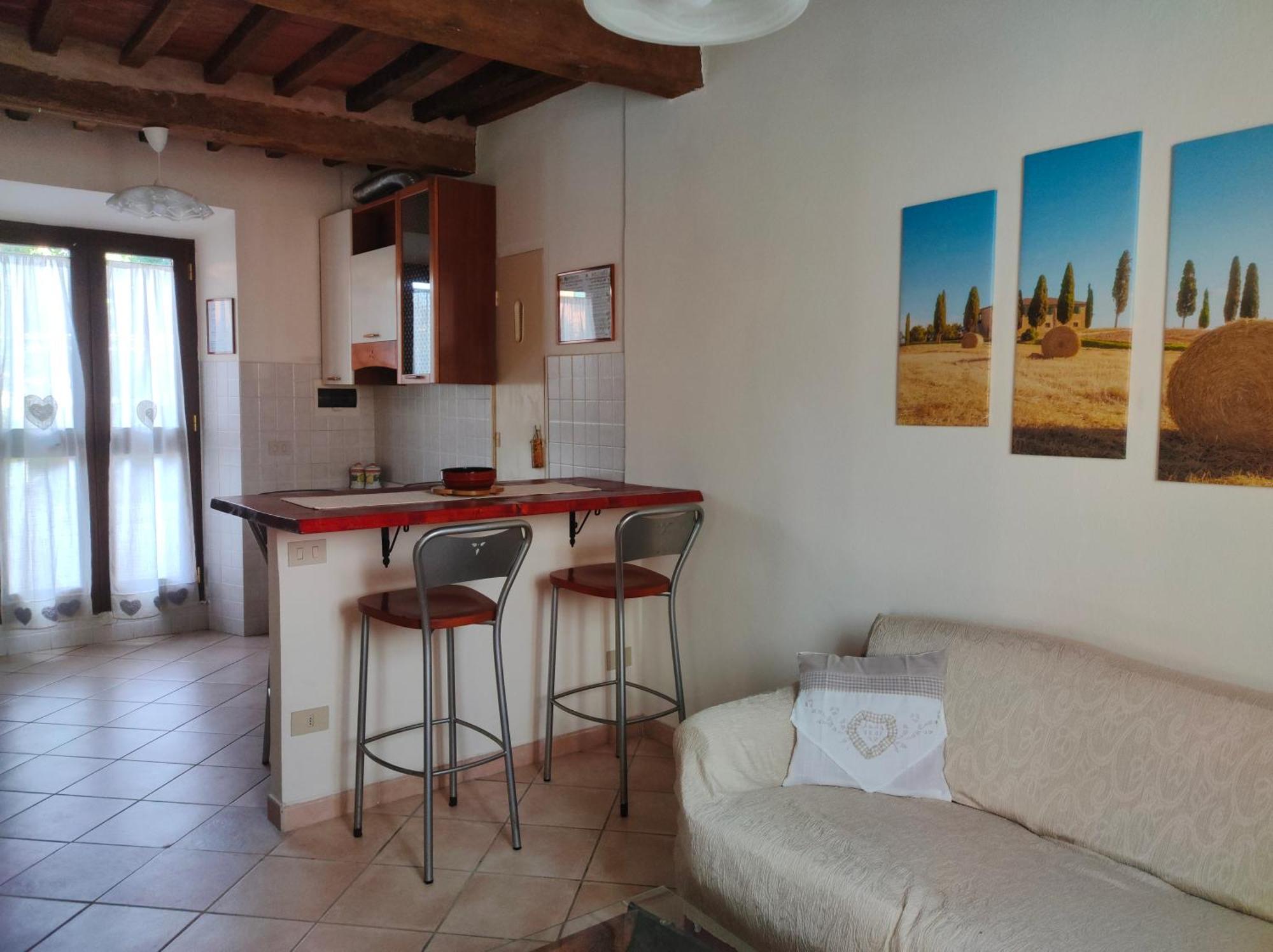 La Casina Di Colle - Appartamento Rustico Sulle Colline Di Pisa Кашиана-Терме Экстерьер фото